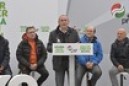 Andoni Ortuzar, Ramiro González y Xabier Agirre participan en la inauguración del batzoki de Ribera Baja, en Rivabellosa