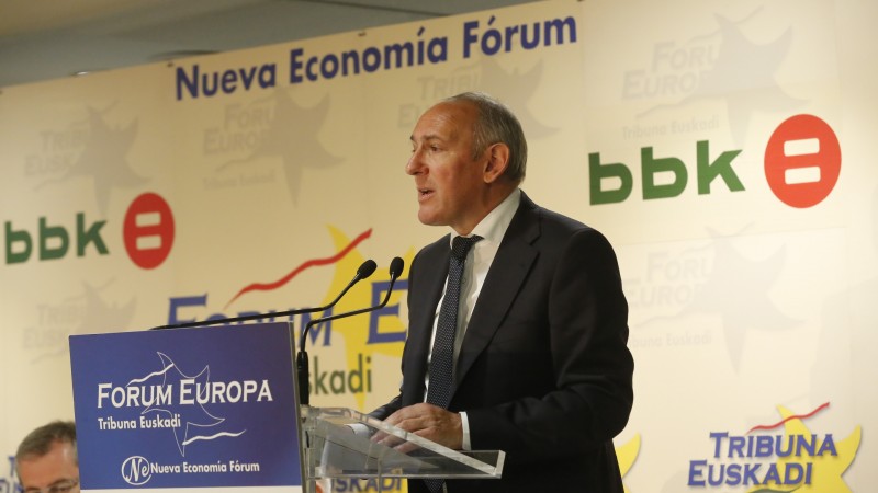 Nueva Economia Foruma. Bilbao. Ramiro González, Unai Rementeria, Markel Olano