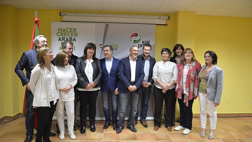 EAJ-PNV presenta sus candidaturas municipales en la cuadrilla de Zuia EAJ-PNV presenta sus candidaturas municipales en la cuadrilla de Zuia
