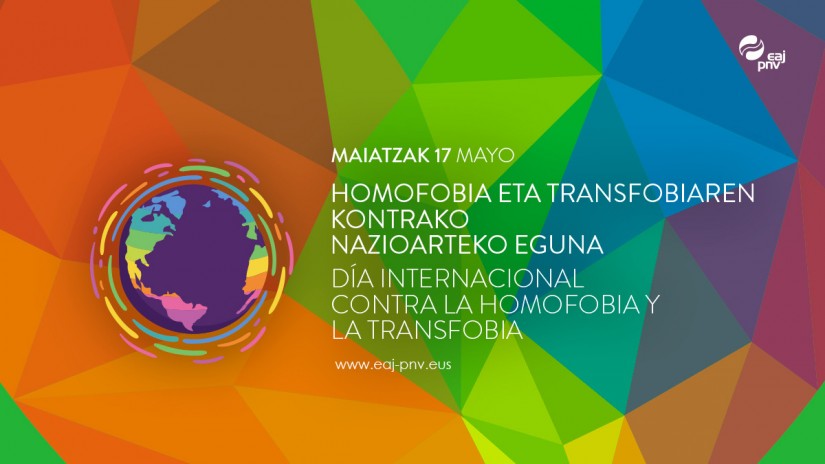 EBBren adierazpena Homofobia eta Transfobiaren kontrako Nazioarteko Egunean EBBren adierazpena Homofobia eta Transfobiaren kontrako Nazioarteko Egunean